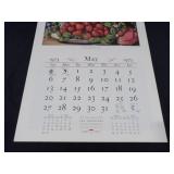 1973 Travelers Calendar Featuring 12 Currier & Ives Lithographs