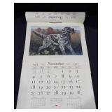 1973 Travelers Calendar Featuring 12 Currier & Ives Lithographs