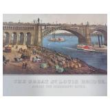 1975 Travelers Calendar Featuring 12 Currier & Ives Lithographs