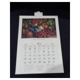 1975 Travelers Calendar Featuring 12 Currier & Ives Lithographs