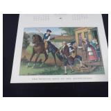 1976 Bicentennial Travelers Calendar Featuring 12 Currier & Ives Lithographs