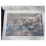 1976 Bicentennial Travelers Calendar Featuring 12 Currier & Ives Lithographs