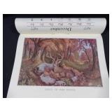 1977 Travelers Calendar Featuring 12 Currier & Ives Lithographs
