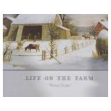 1978 Travelers Calendar Featuring 12 Currier & Ives Lithographs