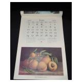 1979 Travelers Calendar Featuring 12 Currier & Ives Lithographs