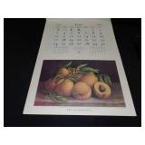 1979 Travelers Calendar Featuring 12 Currier & Ives Lithographs