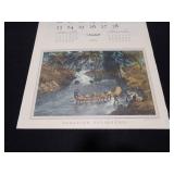 The Travelers 1986 Calendar Pages (Lot of 4)