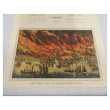 The Travelers 1986 Calendar Pages (Lot of 4)