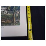 Currier & Ives Lithographs - Rocky Mountains; Trotting Cracks at the Forge; Farmers Home - Autumn