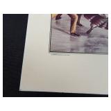 Currier & Ives Lithograph - Civil War Winter Battle Scene, 19th Century Print