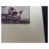 Currier & Ives Lithograph - Civil War Winter Battle Scene, 19th Century Print