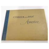 Currier and Ives America - 1952 Crown Publishers Large Folio Art Book