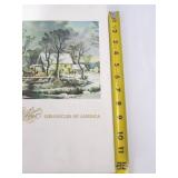 Currier & Ives Chronicles of America - Hardcover with Vintage Lithographs (1968)