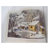 Currier & Ives Book Set - The Irish and America; The New Best 50; The Legacy of CURRIER & IVES
