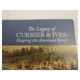 Currier & Ives Book Set - The Irish and America; The New Best 50; The Legacy of CURRIER & IVES