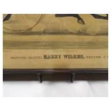 Harry Wilkes Trotting Gelding - Currier & Ives Print, 1885 Framed Artwork