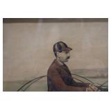 Harry Wilkes Trotting Gelding - Currier & Ives Print, 1885 Framed Artwork