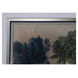 Currier & Ives Harvesting Lithograph, C2749 - 8.7 x 12.8 in.