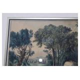 Currier & Ives Harvesting Lithograph, C2749 - 8.7 x 12.8 in.
