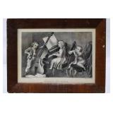 Currier & Ives Mischief and Music Framed Print - 125 Nassau St New York