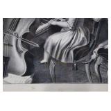 Currier & Ives Mischief and Music Framed Print - 125 Nassau St New York