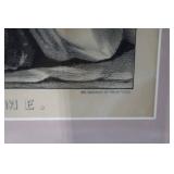 Antique Currier & Ives Lithograph - "Bed Time" (1873)