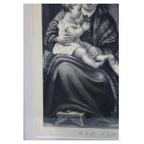 Antique Currier & Ives Lithograph - "Bed Time" (1873)