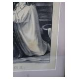 Antique Currier & Ives Lithograph - "Bed Time" (1873)