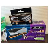 Scotch Tape and Dispenser, Swingline Stapler and Staples