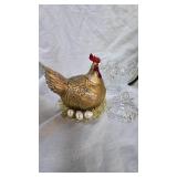 Clear Glass Crystal Style Gravy Boats-Green Glass Planter with Stand