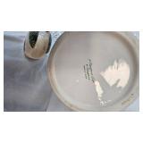 Nesting Chicken Top, Teleflora Teapot, Glass Gravy Boat