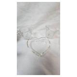 Vintage Camark USA Pottery Sugar/Creamer, Cambridge Glass Sugar/Creamer