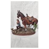 Chimney Lamp, Candle Holders, Metal Coin Bank(Merchantile Trust Company)