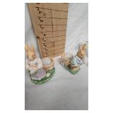 Chimney Lamp, Candle Holders, Metal Coin Bank(Merchantile Trust Company)