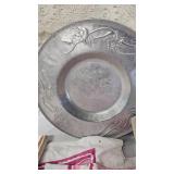 Tablecoth and Planter Lot as shown