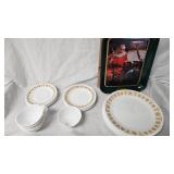 Corelle Dishes with Coca Cola Platter