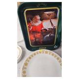 Corelle Dishes with Coca Cola Platter