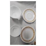 Corelle Dishes with Coca Cola Platter