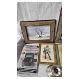 Kincade Christmas Clock, Pictures, Pewter Candleholders