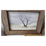 Kincade Christmas Clock, Pictures, Pewter Candleholders