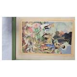 Kincade Christmas Clock, Pictures, Pewter Candleholders