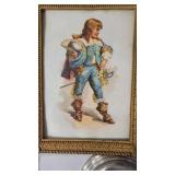 Kincade Christmas Clock, Pictures, Pewter Candleholders