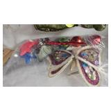 Frog Statues, Chicken Figure, Window Hangers