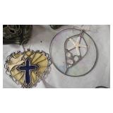 Frog Statues, Chicken Figure, Window Hangers