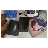 Misc Vintage Lot, signs, Kraut Grater, Treasure Box, Molds