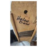 Misc Vintage Lot, signs, Kraut Grater, Treasure Box, Molds