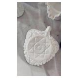 Misc Milk Glass and Blue Glassware