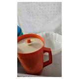 Tupperware Pitcher, 2 Tupperware Bowls-2 Texas Ware Bowls