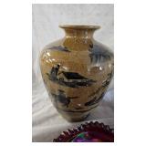 Fenton Silver Crest Lace Milk Glass, Chinese Moon Vase