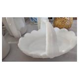 Set of Coffee Cups, Milk Glass, Misc